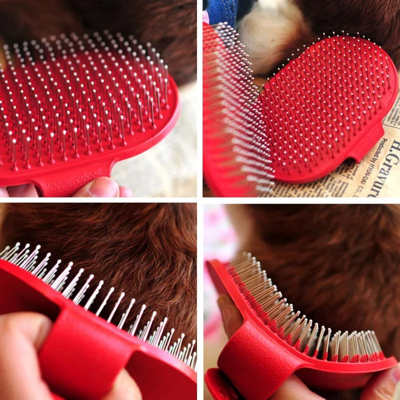 FinPaws Pet Bath Brush Glove – Rubber Grooming & Massage Comb for Dogs & Cats