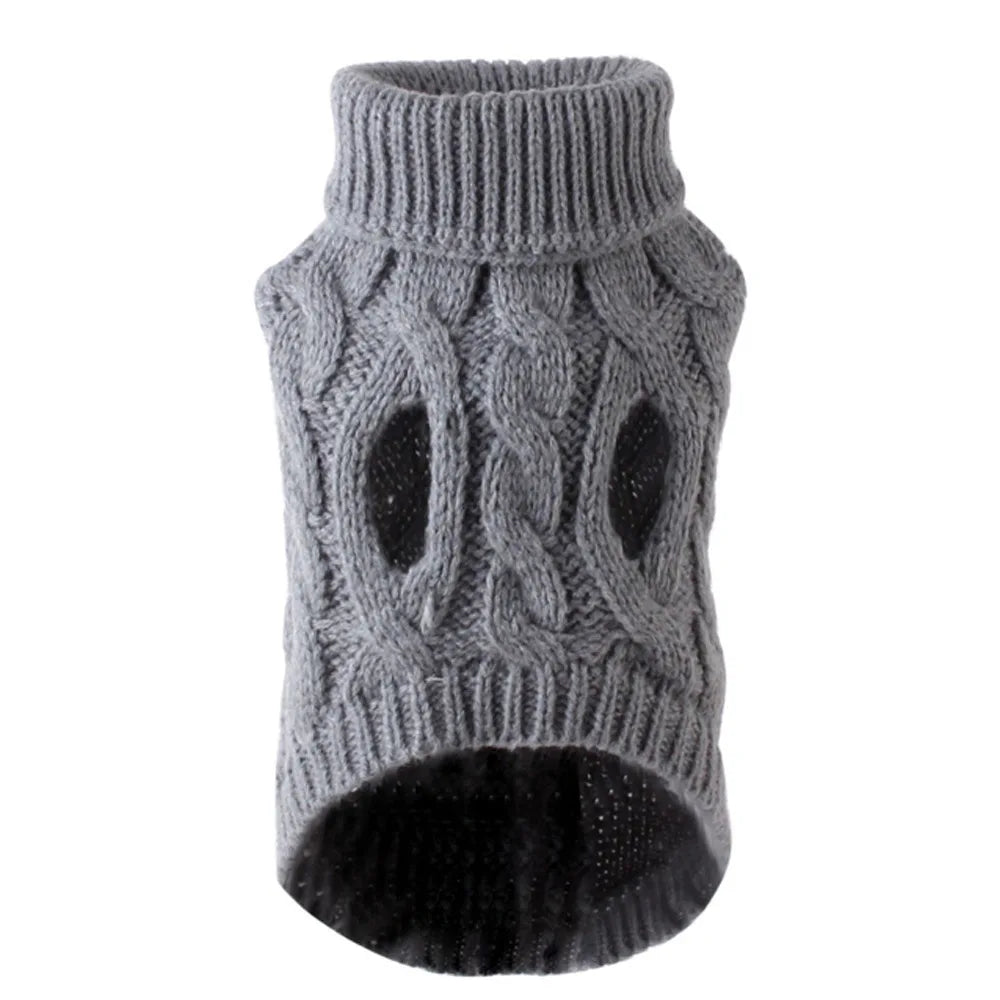 New Knitted Pet Sweater – Warm Autumn Winter Dog & Cat Clothes | FinPaws BrandBuddy Finland