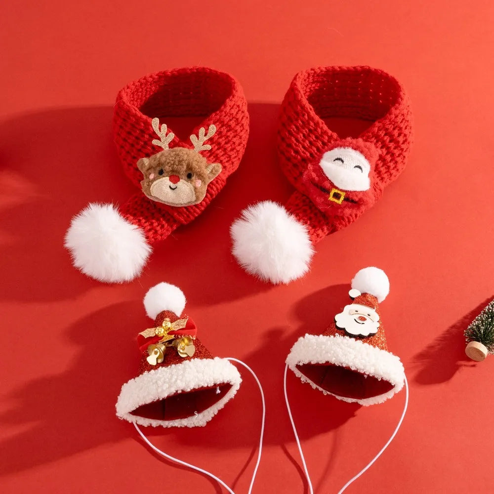 Christmas Cat Hat & Pet Costume – Cute Red Santa Hat for Cats & Small Dogs | Finpaws Finland