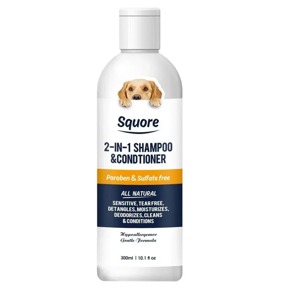 FinPaws Puppy Shampoo & Conditioner 2-in-1 – Natural Moisturizing Dog Shampoo for Sensitive Skin (pH Balanced)