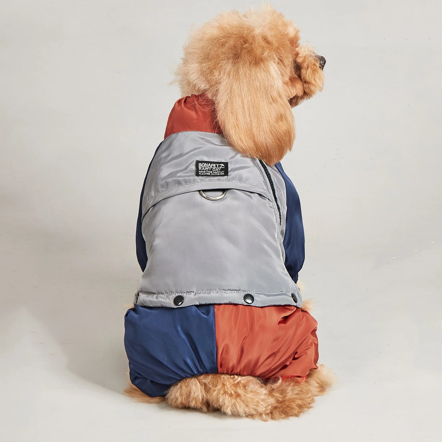 Winter Dog Jacket Warm Thicken Cotton Clothes With Traction Ring Dog Windproof Coat Medium Large Dogs Outdoor Cold Proof Clothes (Copy)