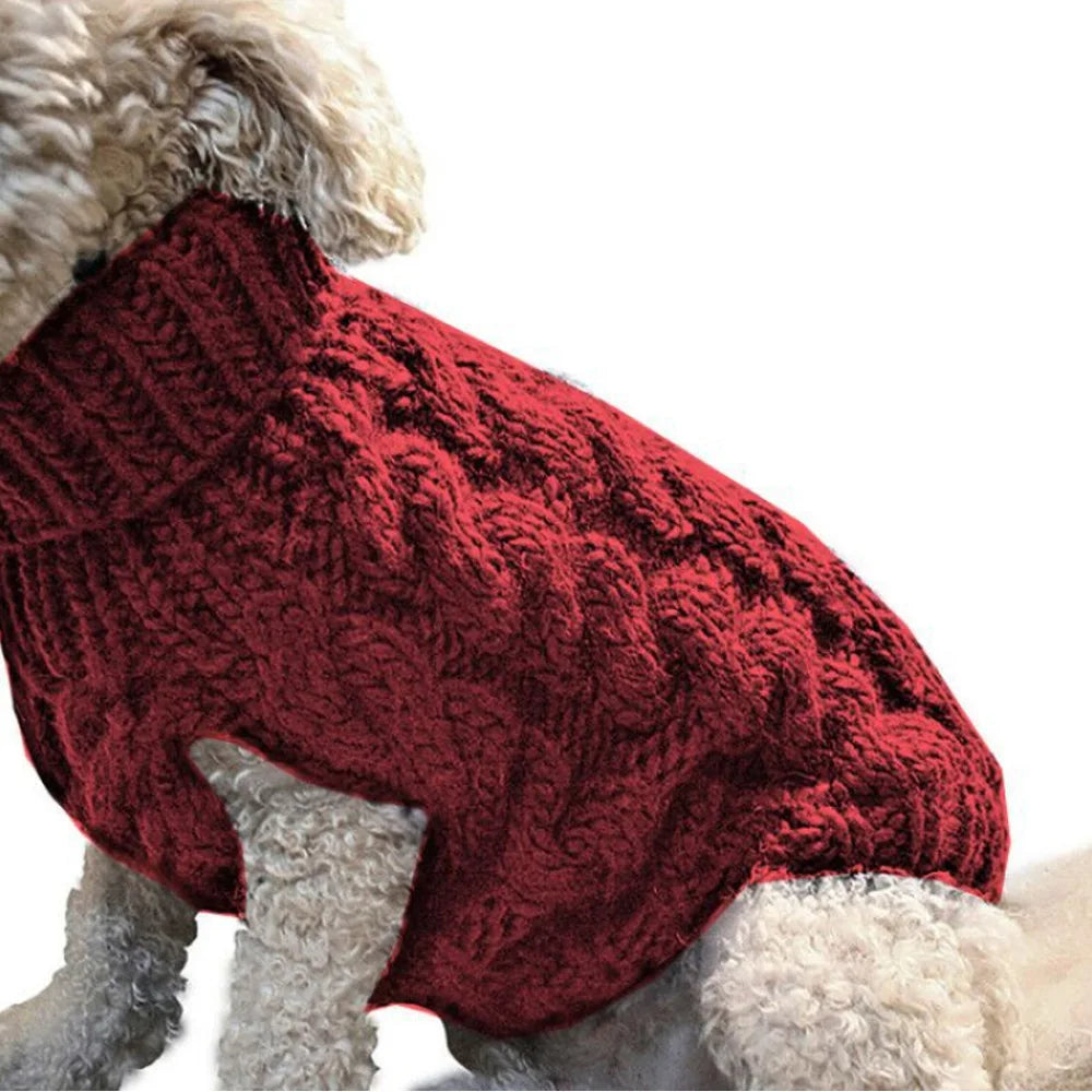 New Knitted Pet Sweater – Warm Autumn Winter Dog & Cat Clothes | FinPaws BrandBuddy Finland