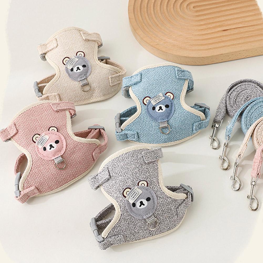 Pienen Lemmikin Valjaat ja Talutin – Small Pet Vest Harness & Leash Set for Dogs, Cats & Bunnies - FinPaws