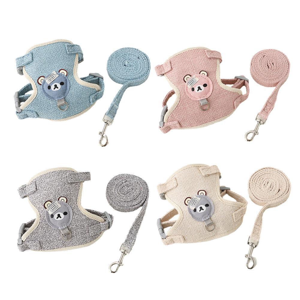 Pienen Lemmikin Valjaat ja Talutin – Small Pet Vest Harness & Leash Set for Dogs, Cats & Bunnies - FinPaws