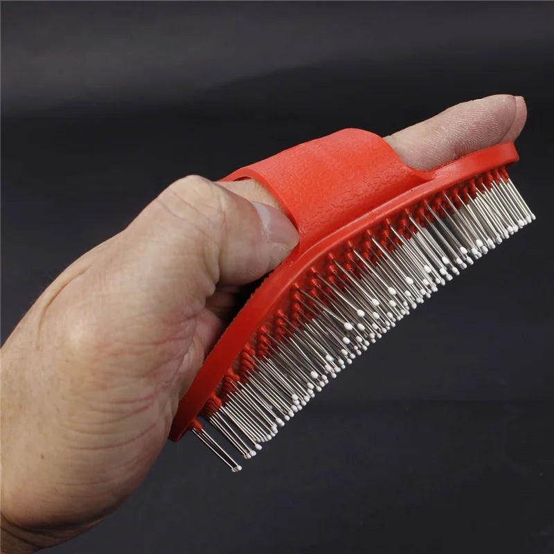 FinPaws Pet Bath Brush Glove – Rubber Grooming & Massage Comb for Dogs & Cats