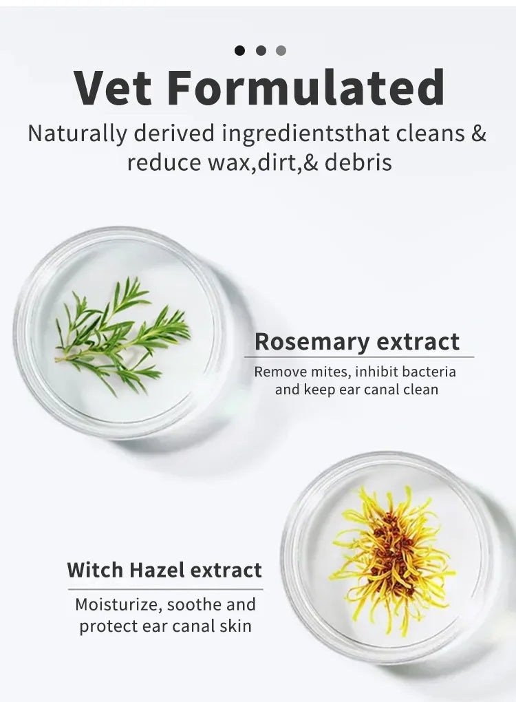 Finpaws korvanpuhdistusliinat Kissoille ja Koirille – Pet Ear Cleaning Wipes | Gentle Daily Ear Care - FinPaws