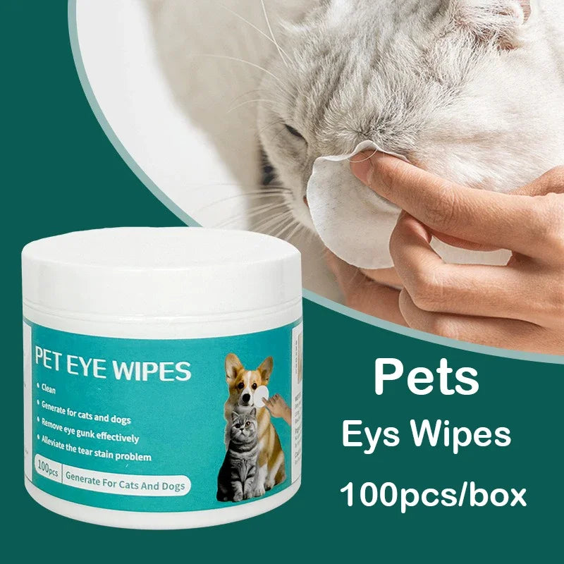 Pet Eye Cleaning Wipes – Gentle Tear Stain Remover for Dogs & Cats | FinPaws BrandBuddy Finland - FinPaws