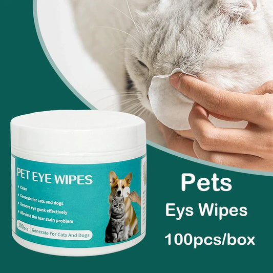 Pet Eye Cleaning Wipes – Gentle Tear Stain Remover for Dogs & Cats | FinPaws BrandBuddy Finland - FinPaws