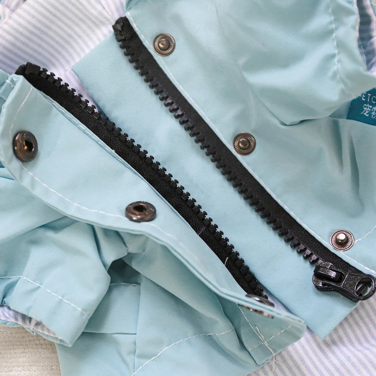 Dog Raincoat,Waterproof Rain Poncho with Hoodie, Adjustable Pet Rain Jacket with Leash Hole for Small Medium Dogs - FinPaws