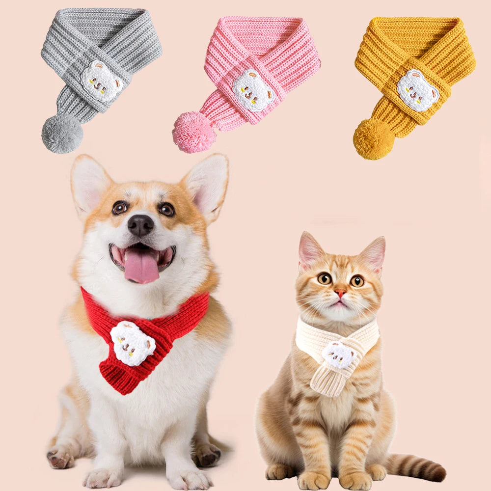 Talvihuivi Koiralle & Kissalle – Winter Warm Pet Scarf / Lämmin Lemmikkihuivi - FinPaws