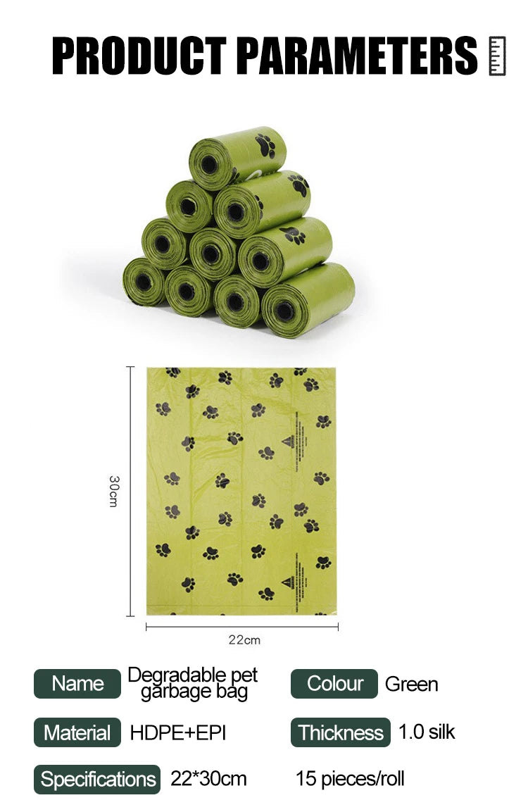 Dog Poop Bags – Hajuttomat & Kestävät Koiran Kakkapussit Puppy Waste Bags - FinPaws