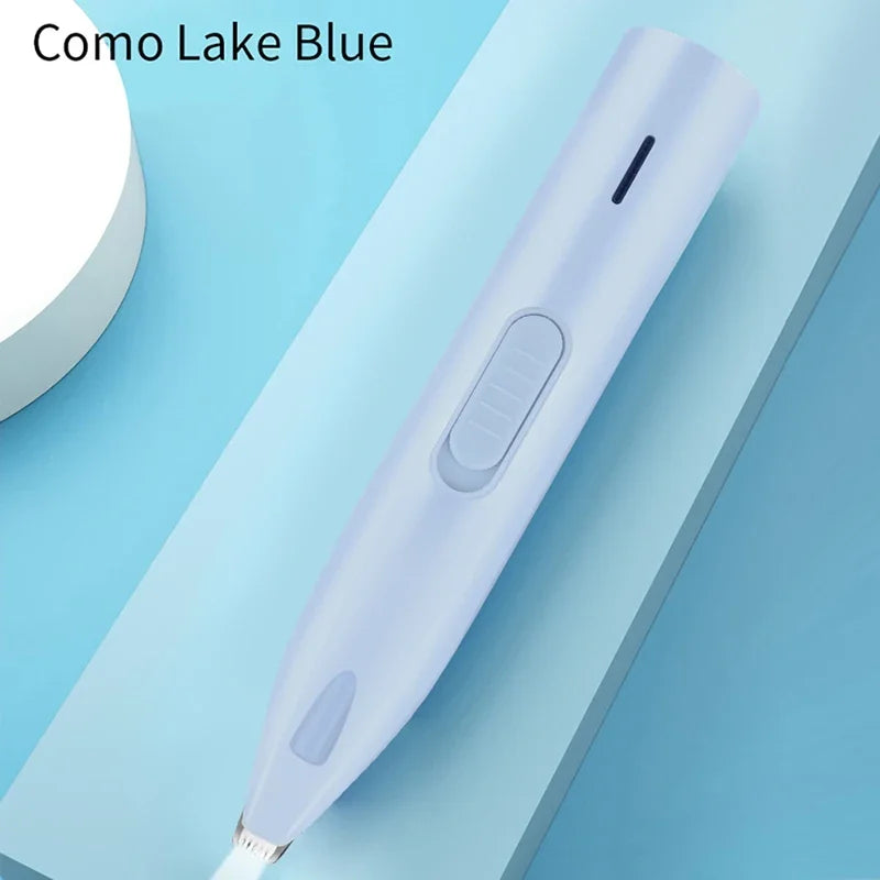 FinPaws Professional Electric Dog & Cat Hair Trimmer Kit – Quiet Rechargeable Grooming Clipper for Feet, Ears, Butt, Nails