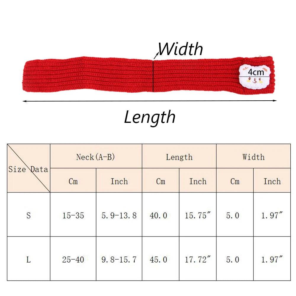 Talvihuivi Koiralle & Kissalle – Winter Warm Pet Scarf / Lämmin Lemmikkihuivi - FinPaws