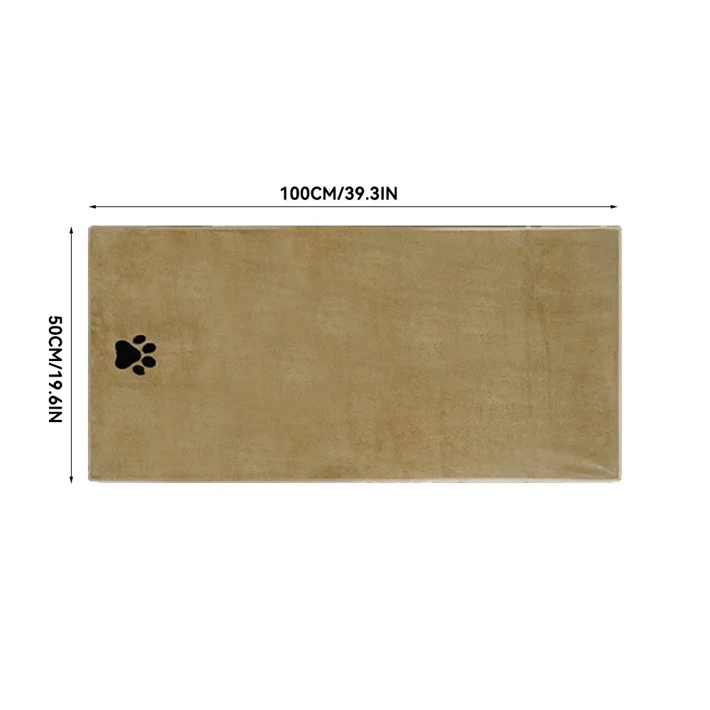 Microfiber Pet Bath Towel – Super Soft Absorbent Cat & Dog Grooming Towel - FinPaws