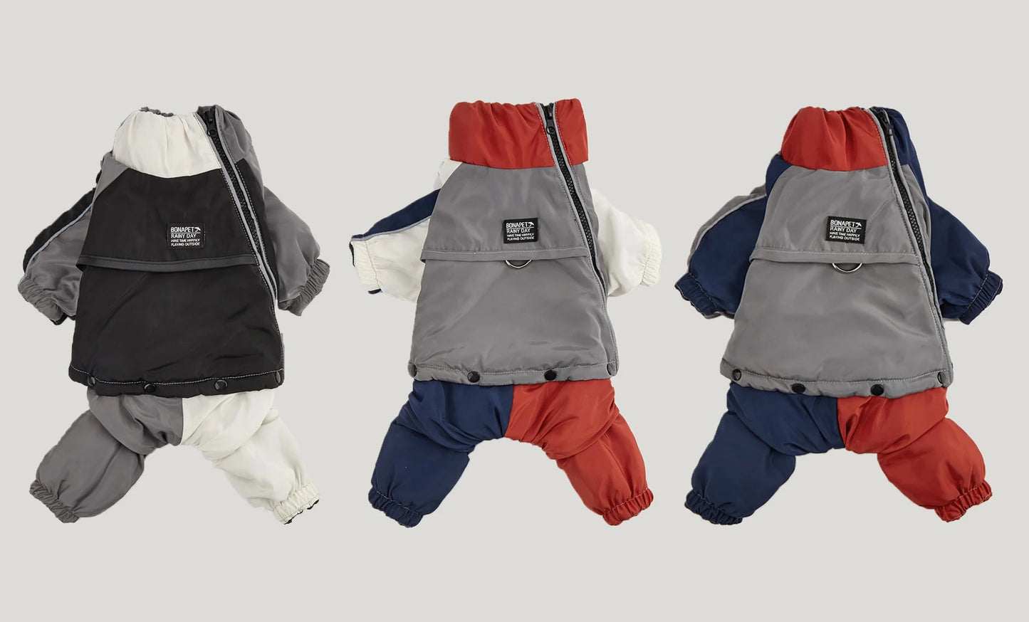 Winter Dog Jacket Warm Thicken Cotton Clothes With Traction Ring Dog Windproof Coat Medium Large Dogs Outdoor Cold Proof Clothes (Copy)