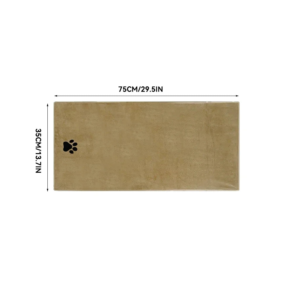Microfiber Pet Bath Towel – Super Soft Absorbent Cat & Dog Grooming Towel - FinPaws