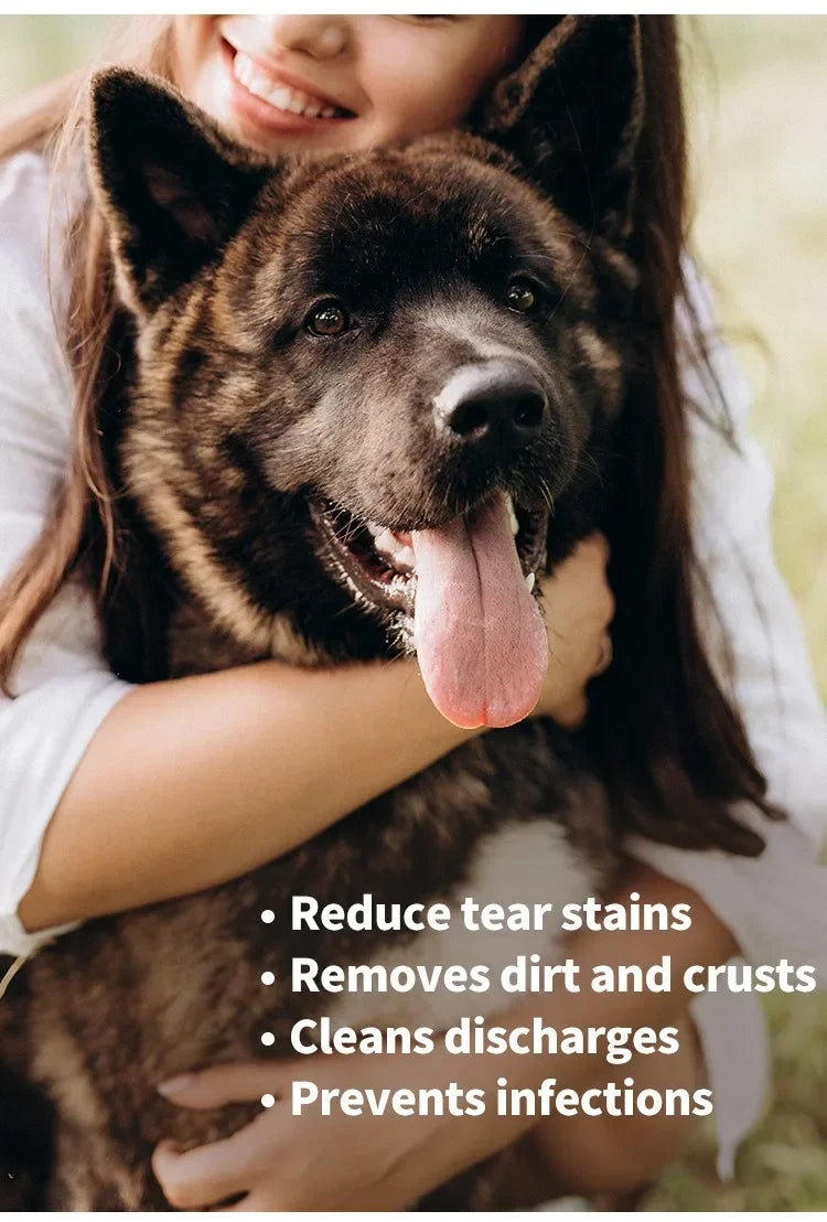 Pet Eye Cleaning Wipes – Gentle Tear Stain Remover for Dogs & Cats | FinPaws BrandBuddy Finland - FinPaws