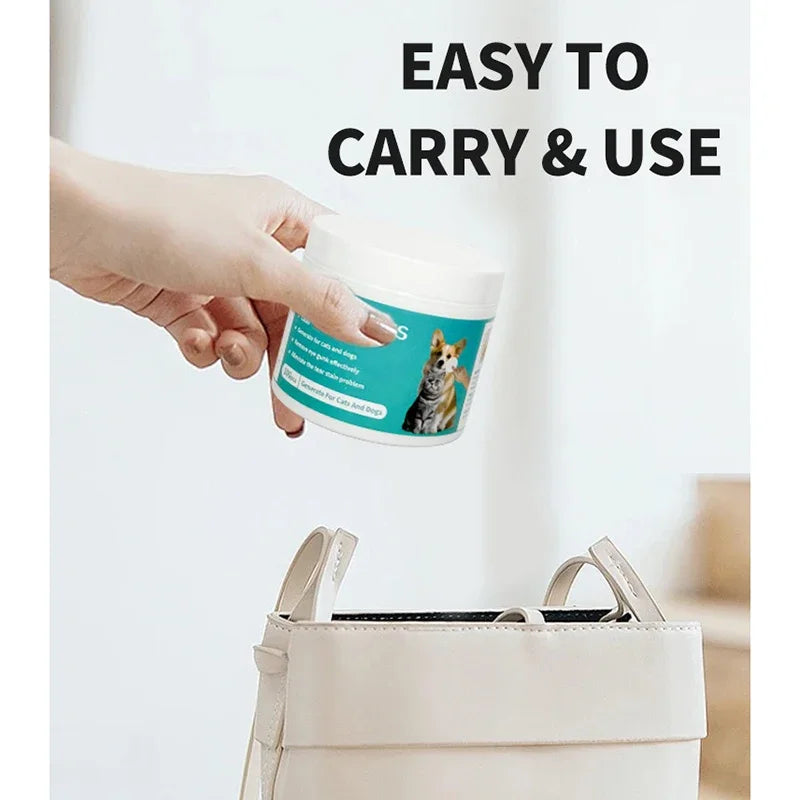 Pet Eye Cleaning Wipes – Gentle Tear Stain Remover for Dogs & Cats | FinPaws BrandBuddy Finland - FinPaws