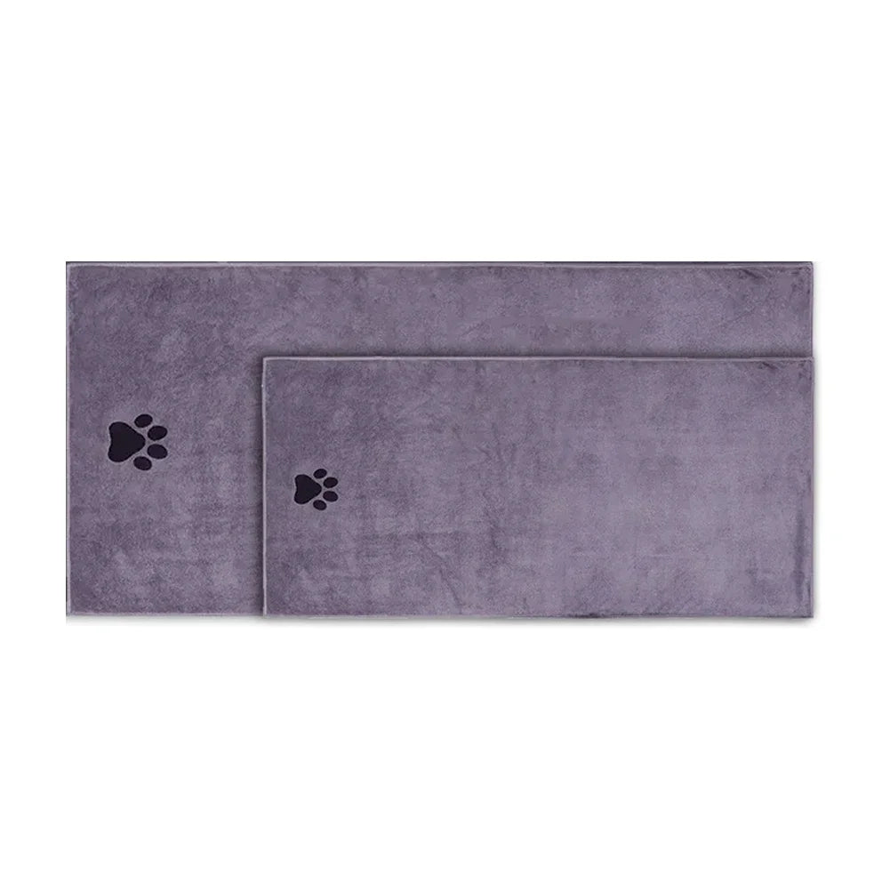 Microfiber Pet Bath Towel – Super Soft Absorbent Cat & Dog Grooming Towel - FinPaws