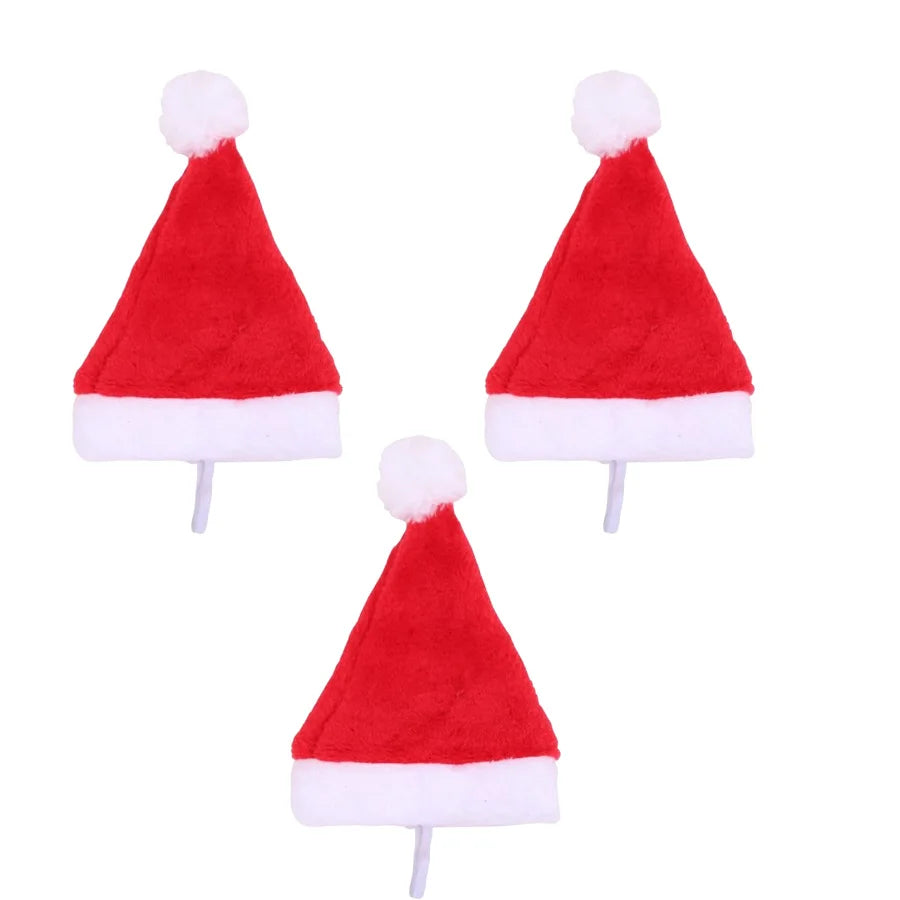 Pet Christmas Hat – Pehmeä Jouluhattu Kissoille & Koirille (1–3pcs Set) - FinPaws